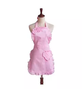 Cute Girls Bowknot Lady's Kitchen Restaurant Women's Cake Apron Fashion Funny Ap - Picture 1 of 6