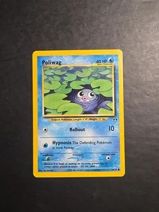 Pokemon Neo Discovery Poliwag comune 62/75 quasi nuovo - Foto 1 di 2