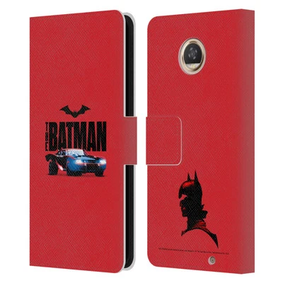 OFFICIAL THE BATMAN NEO-NOIR GRAPHICS LEATHER BOOK CASE FOR MOTOROLA PHONES - Image 1 of 4