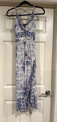 NWT Angie Floral Hippie Boho Famine Love Dress Size M Spaghetti Strap - Image 1 of 4