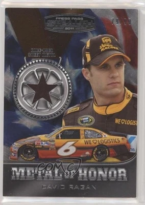 2011 Press Pass Stealth Metal of Honor Sheet Silver Star /99 David Ragan #MH-DR - Image 1 of 2