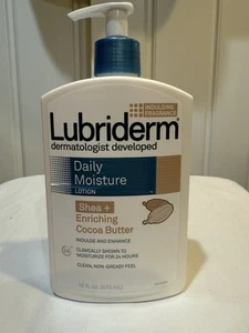 1x Lubriderm Daily Moisture Body Lotion with Shea + Enriching Cocoa Butter 16 oz - Picture 1 of 4