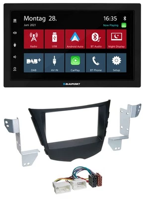 Blaupunkt MP3 Bluetooth DAB 2DIN USB Autoradio für Hyundai Veloster FS ab 2011 - Bild 1 von 4