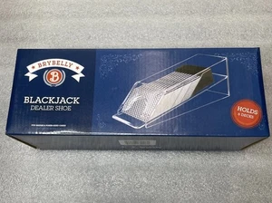 Brybelly Acrylic 6 Deck Blackjack Dealer Shoe Standard Size Cards - New - Picture 1 of 5