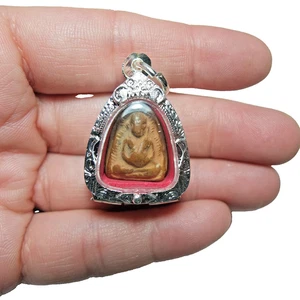 Phra Sivalee Lp Kuay Kositaram Chinat BE 2515 Bless Luck 100% Real Thai Amule - Imagen 1 de 11