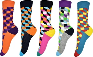 5 Paare lustige socken，happy socks，happy socks damen 39-42，bunte socken，Lustige  - Bild 1 von 7