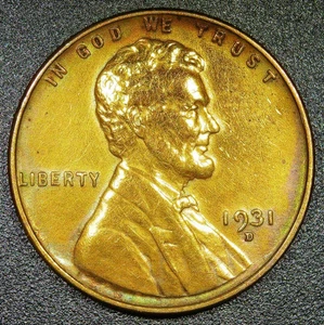 Centesimo di grano Lincoln AU pulito 1931 D 1C - Foto 1 di 2