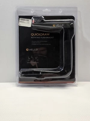 Vello QuickDraw CB-100 Rotating Flash Bracket DSLR Camera Mount – New Sealed Box - Image 1 of 4