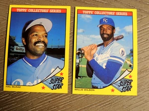 K.C. ROYALS 1986 TOPPS BB CHAMPIONS GLOSSY SUPERSTARS CARD McRAE, WILSON - Bild 1 von 1
