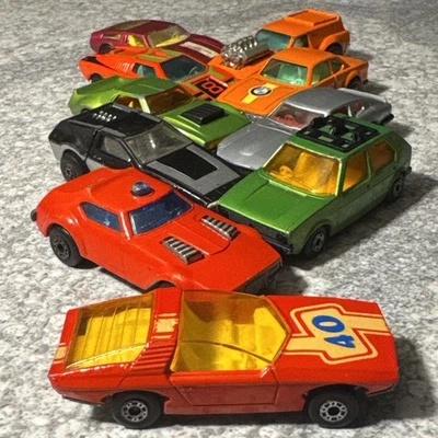 Lot Of 10 Loose Vintage 1970’s Matchbox Lesney Superfast Made In England Awesome - Image 1 of 4