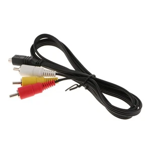 Cavo Audio Video Av A / V Tv per Sony Dcr-ip5 / E Dcr-pc55 - Foto 1 di 3