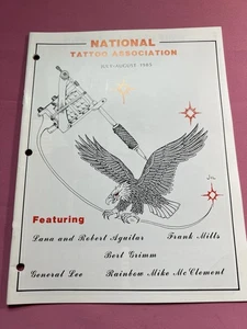 NATIONAL TATTOO ASSOCIATION - Newsletter - July/August 1985 - Picture 1 of 6