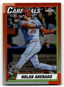2025 Topps Chrome Nolan Arenado #90CB-19 1990 Topps St. Louis Cardinals - Picture 1 of 2