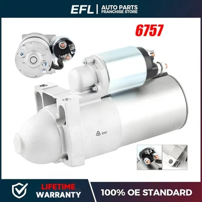 Starter Fit 2006-2008 Cadillac Escalade ESV EXT 6.0L 6.2L 11 Teeth 1.4KW 6757 - Image 1 of 4