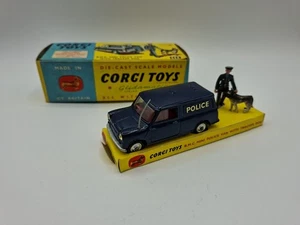 Mini furgoneta de policía vintage Corgi 448 BMC en caja original - casi como nueva - Imagen 1 de 12