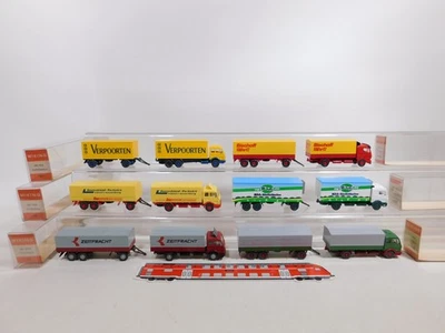 Wiking H0 1:87 Confezione LKW, Usato, MB: 455 + 457 + 458 Box #CZ153-0,5 - Immagine 1 di 4