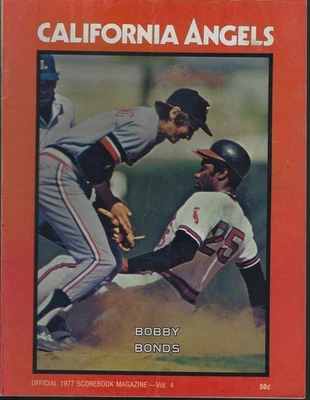 1977 Chicago White Sox @ California Angels Program/Scorecard Angels Walkoff Win - Image 1 of 4