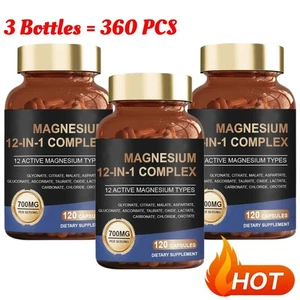 Magnesium 12 in 1 Complex - Magnesium Glycinate,/Citrate, Malate, LThreonat-e - Picture 1 of 15