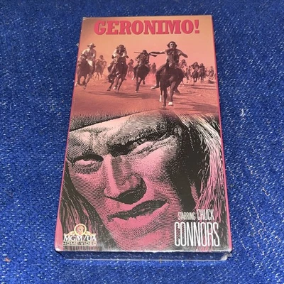 Geronimo - 1962 - Chuck Connors - Adam West - Pat Conway (VHS 1993 Release) New - Image 1 of 4