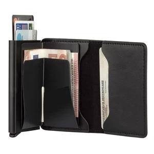 Geldbeutel Slim Wallet mit RFID Schutz Mini Geldbörse Kartenetui Portemonnaie - Bild 1 von 7