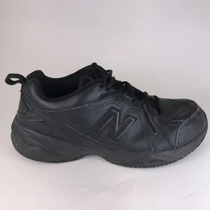 Scarpe New Balance Uomo 608v4 MX608AB5 Nero Antiscivolo Pelle Taglia 10.5 4E - Foto 1 di 12