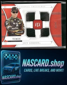 Pneumatici usati 2022 Panini National Treasures Jeff Gordon Quad Race #24/49 - Foto 1 di 2
