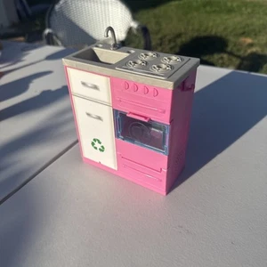 Barbie 2018 Dream House Replacement Kitchen Sink Stove Oven Works - Picture 1 of 3