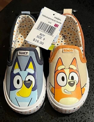 Новый с Ярлыками Bluey и бинго поскользнуться на туфли ребенка ясельного возраста размер 9 - Изображение 1 из 3