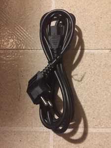 Cavo di alimentazione di rete tipo F x C13, 8 piedi, 2,5 m, nero spina 90 gradi - Foto 1 di 3