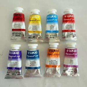 Lukas Aquarell 1862 Aquarellfarbe Tuben 24 ml 8 Stück Deutschland - Bild 1 von 2