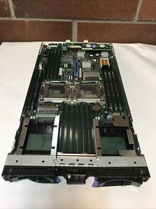 IBM 7875-AC1 HS23 Bladecenter Blade 2 x XEON Myricom 10GB-PCIE No CPU /Ram /HDD - Picture 1 of 5