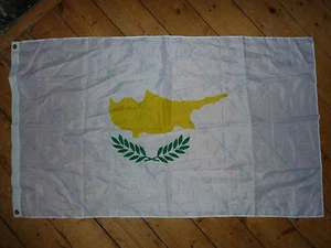 5x3 I Galanolefki CYPRUS 5Ftx3Ft 5 X 3 Flag CYPRIOT Football Banner Sign - Picture 1 of 2