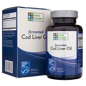 Aceite de hígado de bacalao fermentado hielo verde 120 cápsulas - Imagen 1 de 8