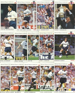 Juego completo de 92 tarjetas de fútbol Panini 1992 Tottenham Hotspur FC x 14 - Imagen 1 de 1