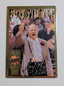 1994-95 Action Packed Basketball Hall of Fame Auto Ray Meyer #17 Auto C3 - Picture 1 of 3