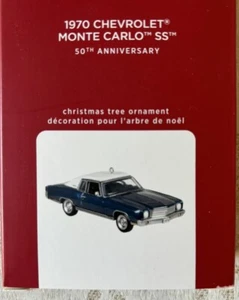 CHEVROLET MONTE CARLO SS, 1970 50TH ANNIVERSARY LIMITED 2020 HALLMARK KEEPSAKE - Picture 1 of 2