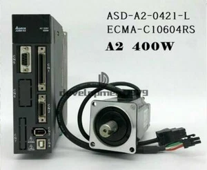 DELTA 400w 3000rpm AC servo motor driver kit ECMA-C10604RS+ASD-A2-0421-L - Picture 1 of 1