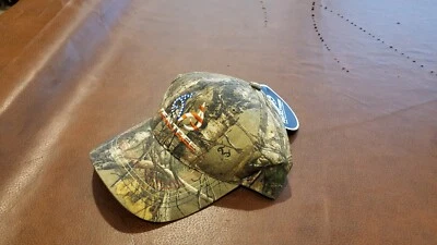 Realtree Camo Hat Trucker Cap Snapback Hunting W/ Antler Logo In Red Blue NWT - Image 1 of 4