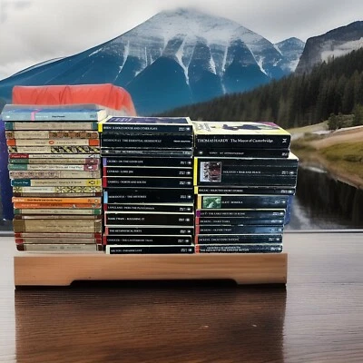 VTG 42 Mix Authors Penguin Classics Black Spines & Other Paperback Books Decor - Image 1 of 4