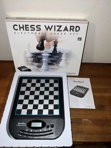 Excalibur Chess Set Wizard Box Electronics Board Game Complete - Picture 1 of 6