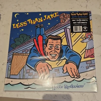 LESS THAN JAKE - Hello Rockview Deluxe 2LP  Vinyl (Smartpunk Variant X/1000) - Image 1 of 3