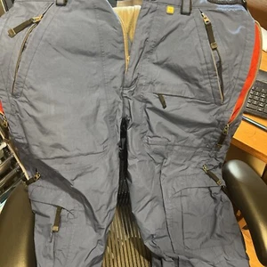 Mens Bonfire Kinetic T10 Snowboard Ski / Snow Pants - Blue- Size M - Waterproof - Picture 1 of 12