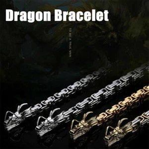 Outdoor Tactical Steel Whip Self-defense Dragon Bracelet Necklace Waist Chain - Picture 1 of 16