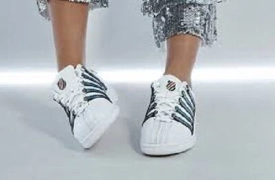 Tenis K-SWISS x DNCE por JinJoo Disco Kicks VN con plateados para mujer EE. UU. 10/42 RARAS Foto 1 de 4