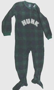 The Children's Place Toddler Boys Footed One Piece Pajamas, Green, 4T - Picture 1 of 2