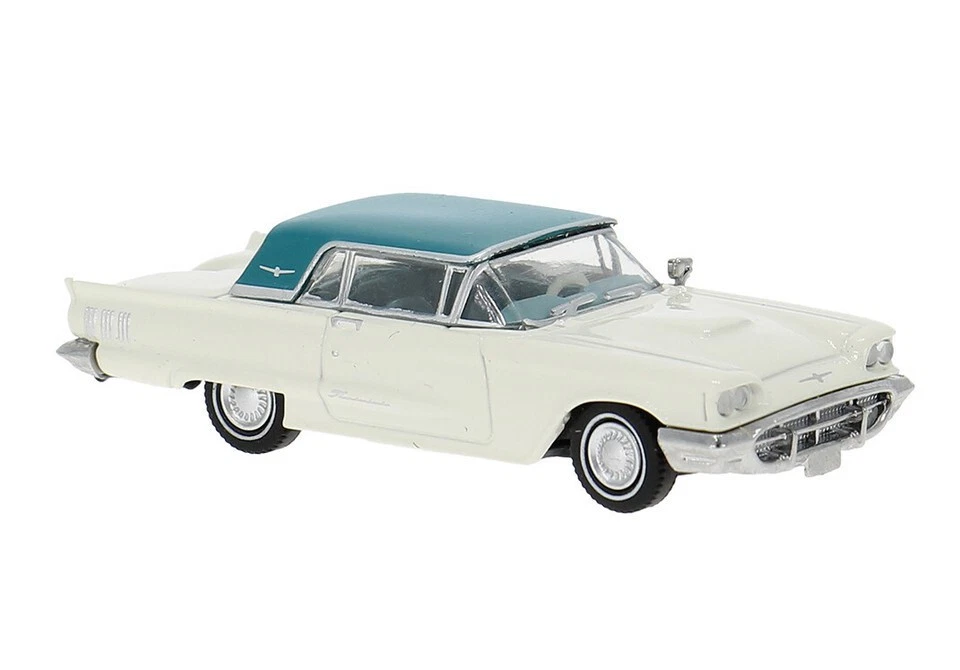 Brekina 18200 - 1/87 Ford Thunderbird Chiuso Bianco - Nuovo