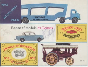Matchbox / Lesney 1959 Jahreskatalog USA 2. Ausgabe - Bild 1 von 3