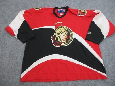VINTAGE Ottawa Senators Jersey Mens 2XL XXL Red Sewn Logo 90s NHL Hockey CCM - Image 1 of 4