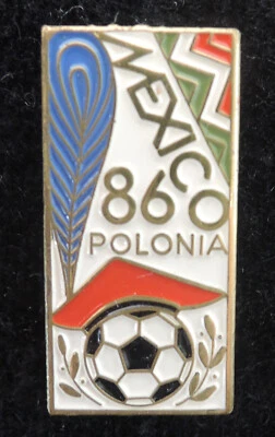 1986 Mexico FIFA World Cup Championship Mundial Football Soccer Pin Badge - Image 1 of 4