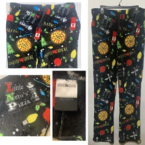 Home Alone Pajama Fleece Pants Mens XL Pockets Christmas MaCaulay Culkin Y2K - Picture 1 of 10